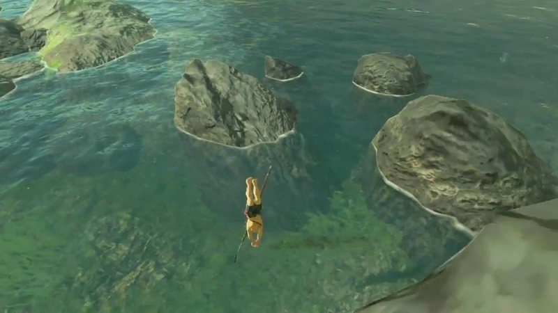 Link already jumps in perfectly, why cant he swim & dive just as well?